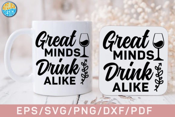 Great Minds Drink Alike SVG Coaster Review