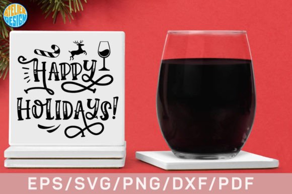 Happy Holidays SVG Coaster Review: A Designer’s Perspective