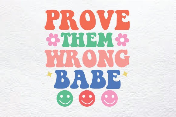Inspirational Quote Retro SVG for Real Embroidery Projects