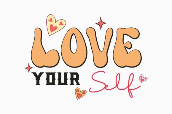 Love Your Self SVG Design Retro Review for Real Projects