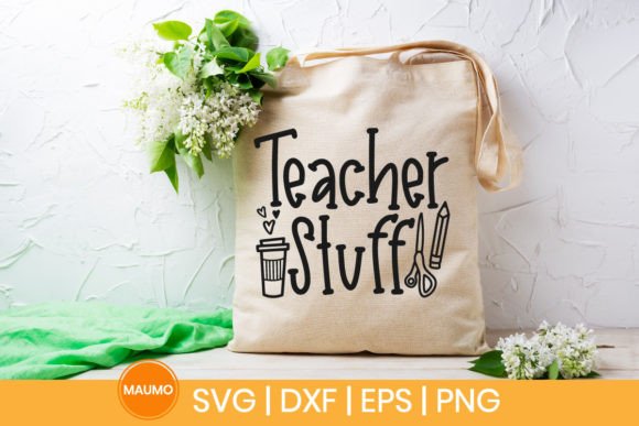 Teacher Stuff Totebag Svg Quote Review