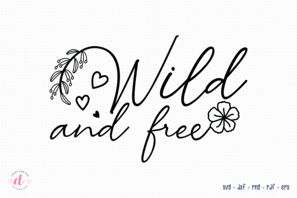 Wild and Free Embroidery Design for Real Projects