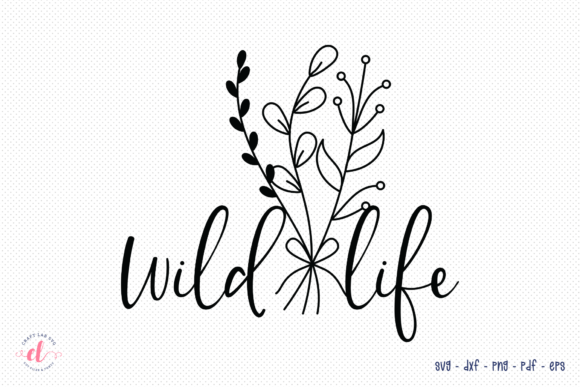 Wild Life Wildflower SVG for Real Embroidery Projects